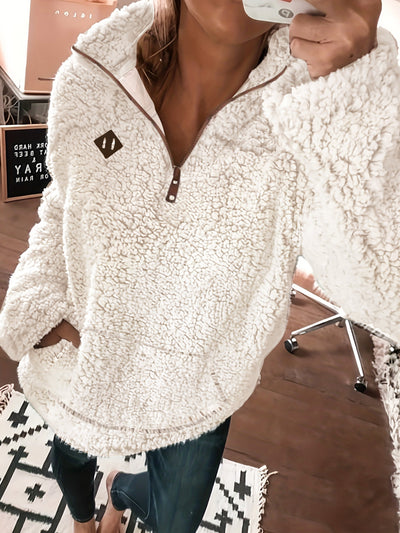 Lily | Pull à col zippé Patch