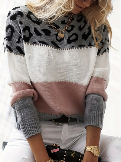 Lela | Pull avec Imprimé Léopard