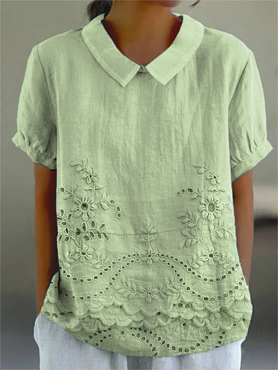 Lily | Chemise en Broderie Florale