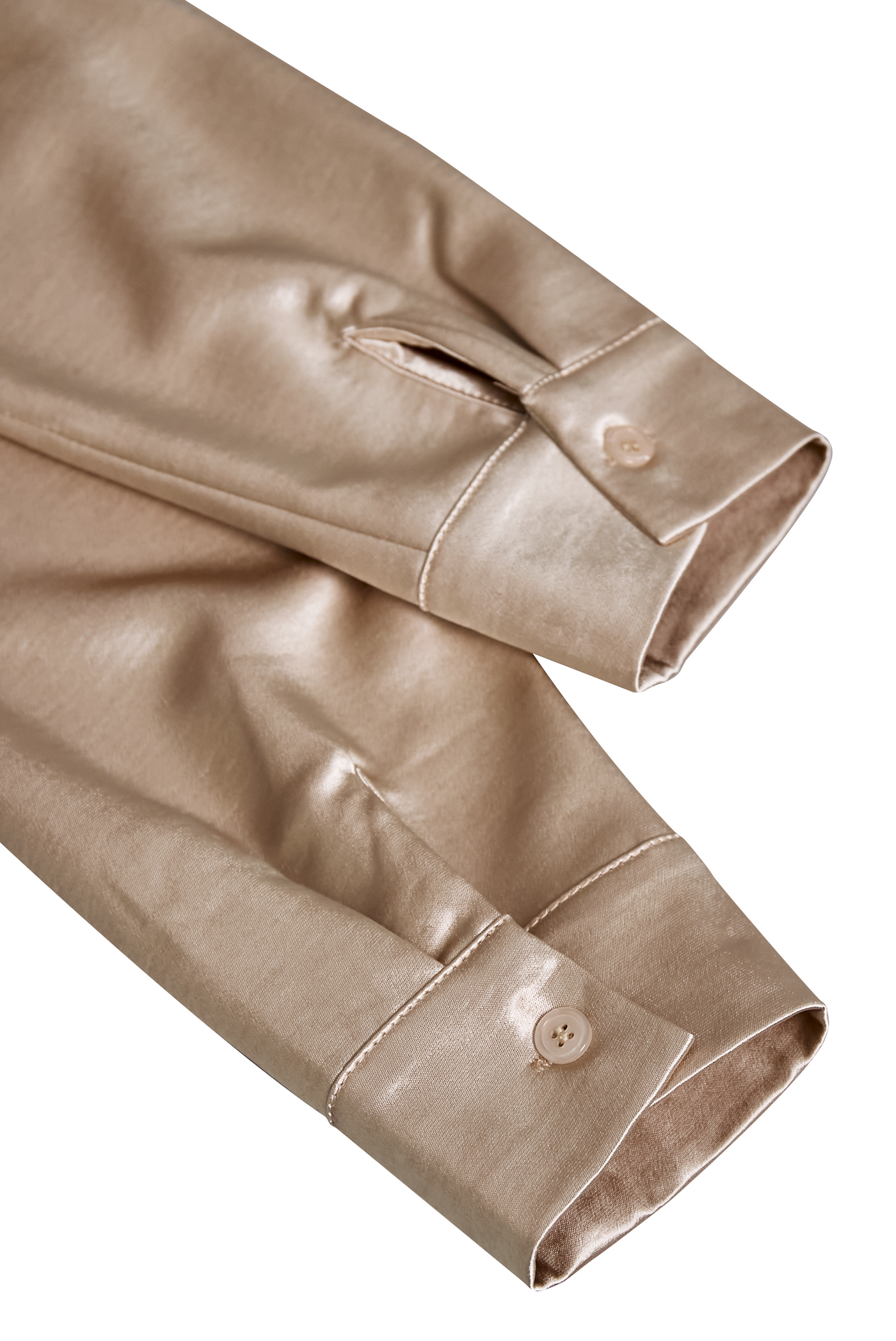 Élise – Chemisier satiné à col drapé élégant