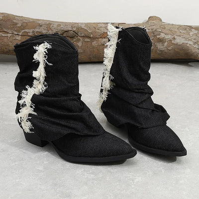 Kaia™ | Bottes en denim élégantes