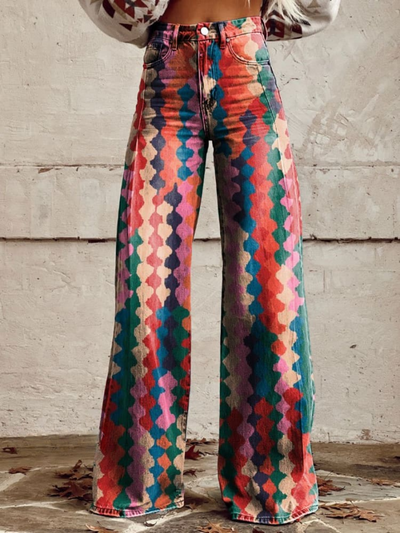 Amélie - Pantalon Bohémien de Printemps
