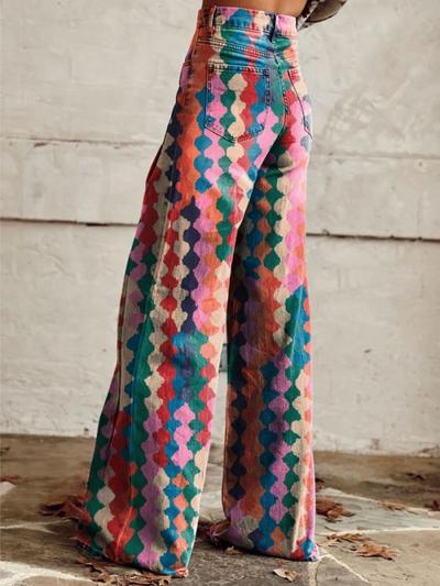 Amélie - Pantalon Bohémien de Printemps
