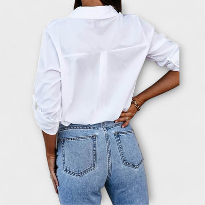 Jessica - blouse décontractée avec col en V