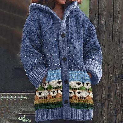 Iris – Cardigan drapé et léger