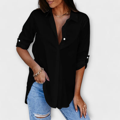 Jessica - blouse décontractée avec col en V