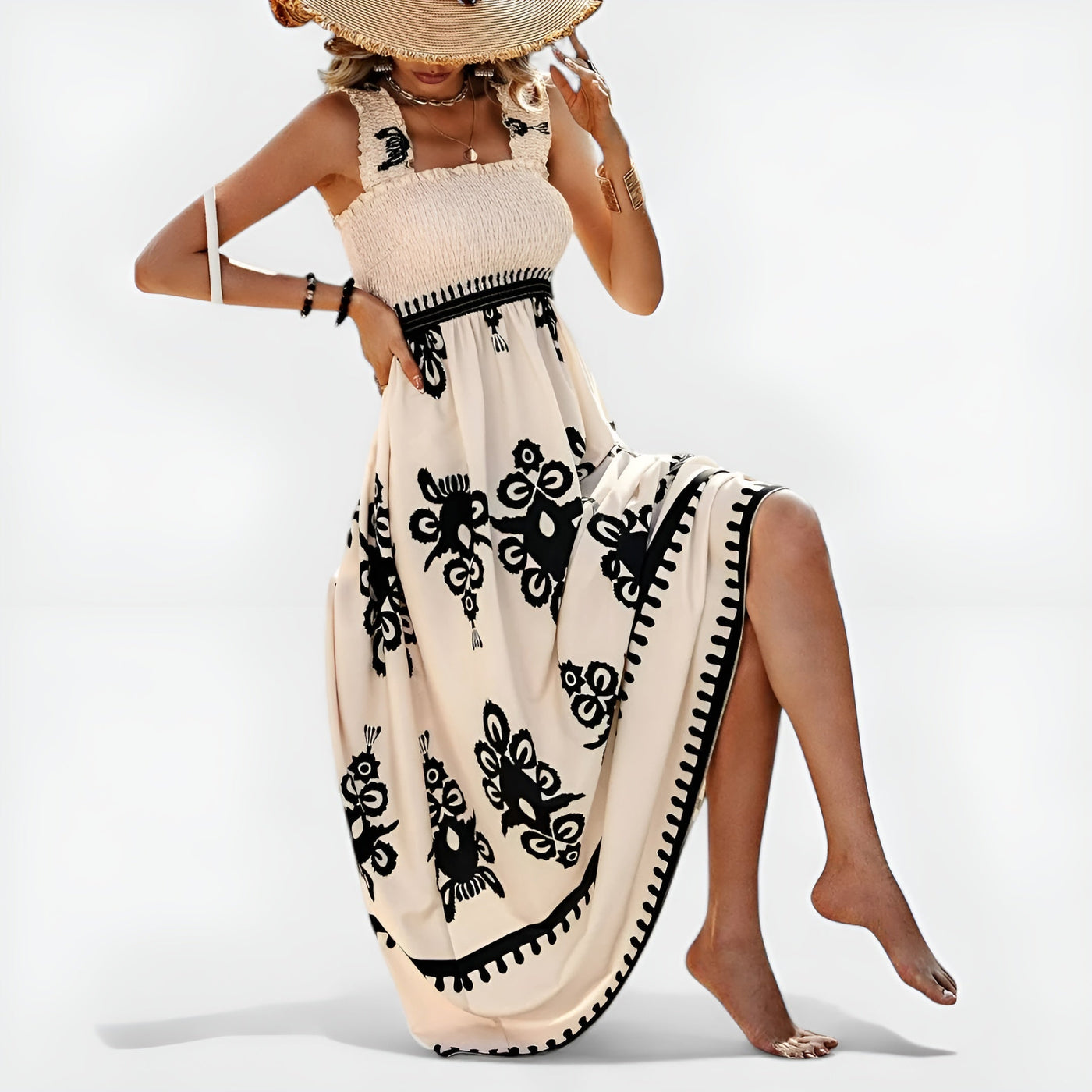 Magda - Robe d'Été au Style Unique