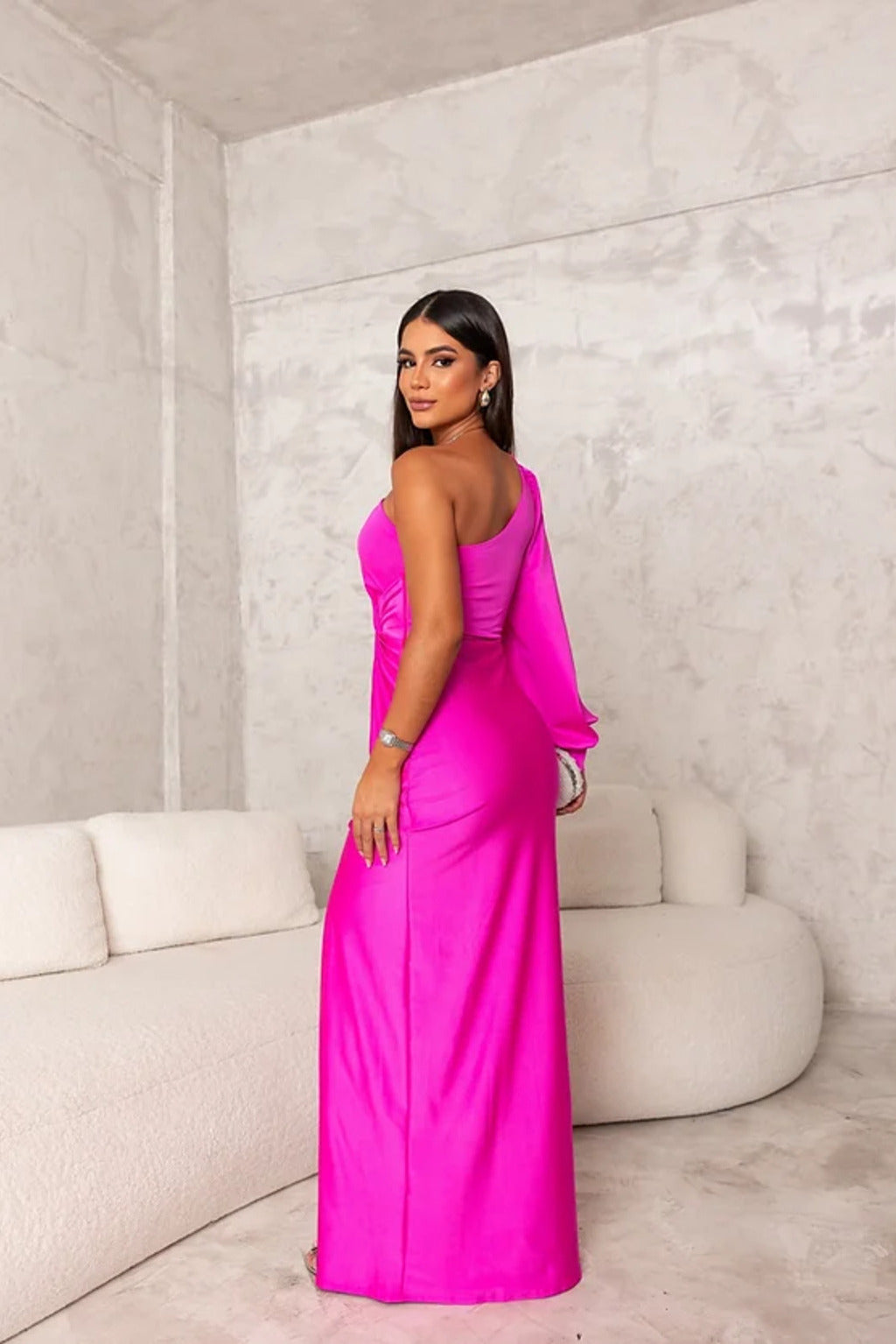Becca™ | Robe maxi élégante à une épaule