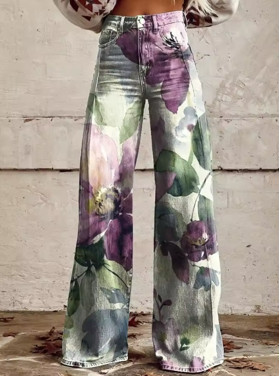 Alessia - Pantalons Vintage Boho