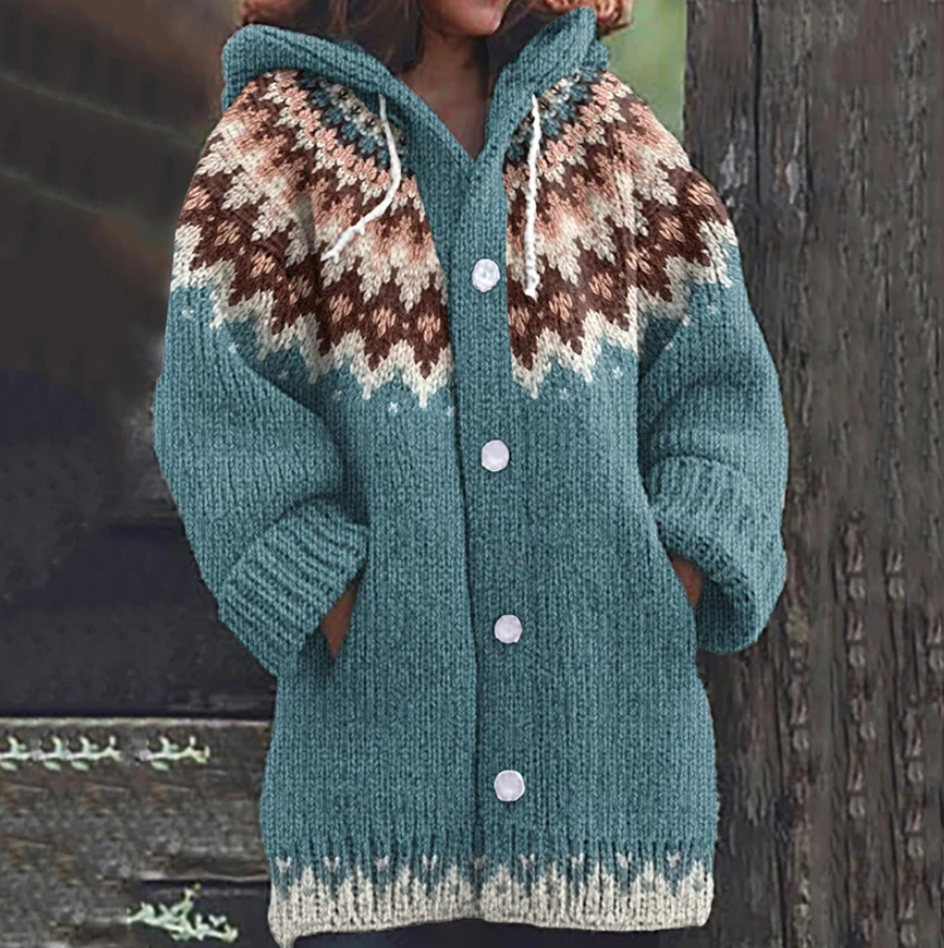 Iris – Cardigan drapé et léger