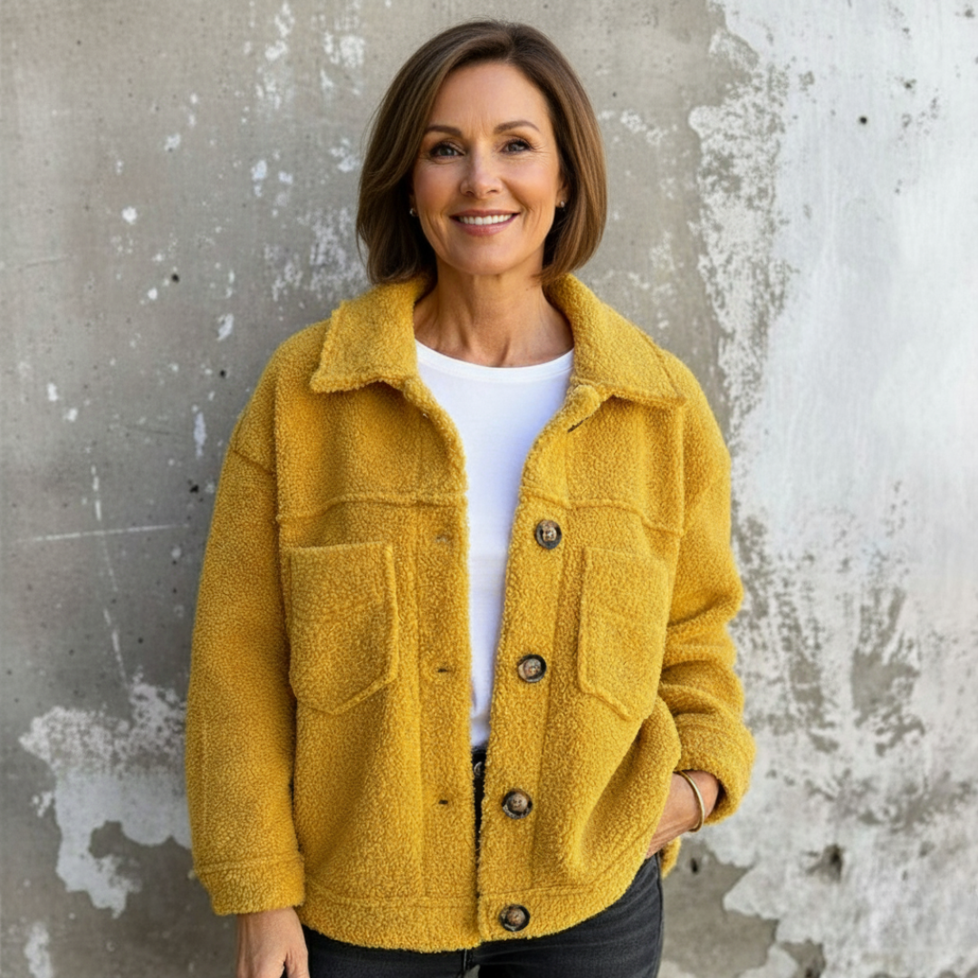 Mirella– Veste boutonnée douillette