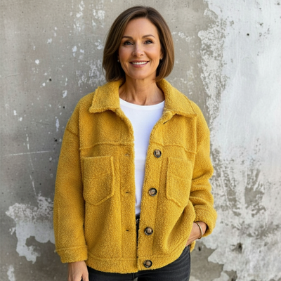 Mirella– Veste boutonnée douillette