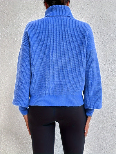 Louise – Pull col roulé élégant