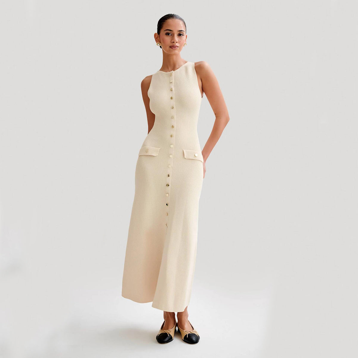 Esme - Élégante Robe Sans Manches