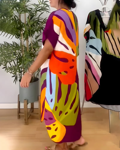 Rosaline - Robe Décontractée Colorée