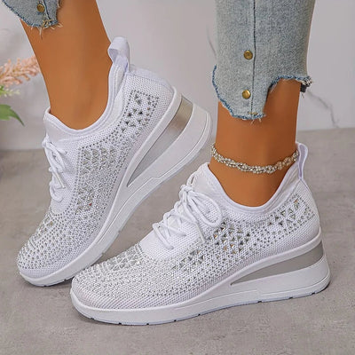 Delphine | Baskets orthopédiques avec strass scintillants