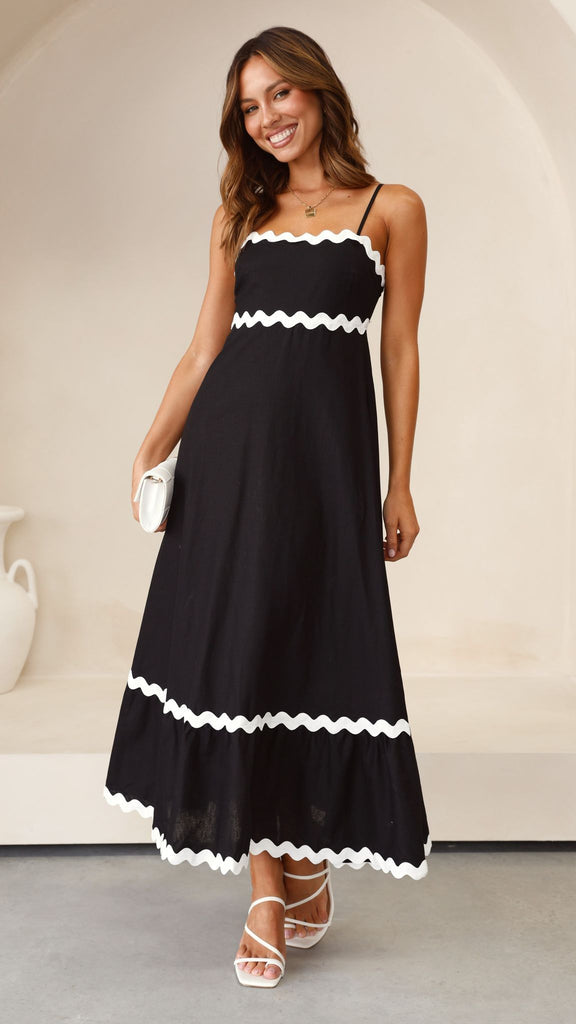 Clara - Robe longue à bretelles