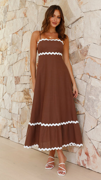 Clara - Robe longue à bretelles