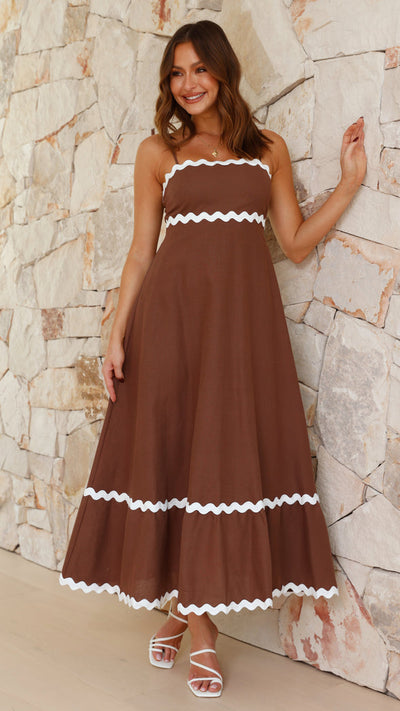 Clara - Robe longue à bretelles