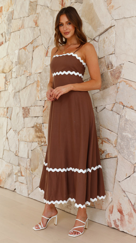 Clara - Robe longue à bretelles
