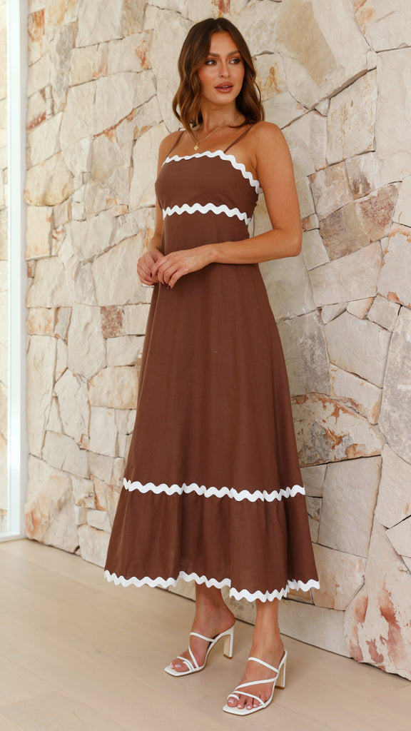 Clara - Robe longue à bretelles
