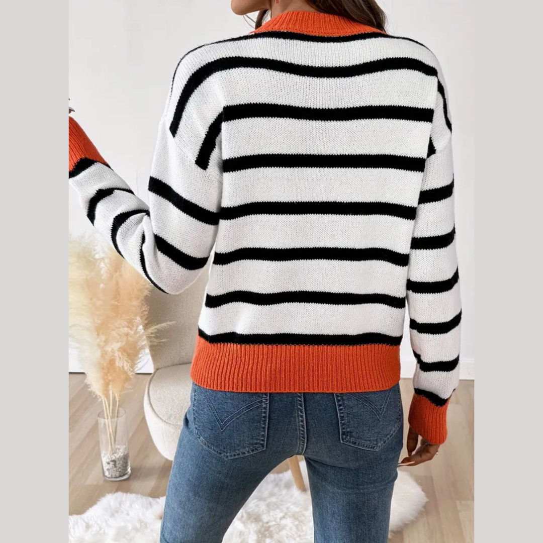 Elena | Pull élégant à col rond