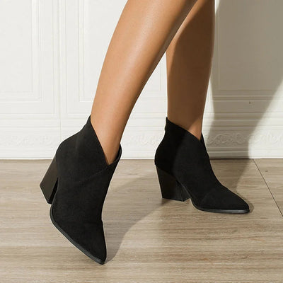 Céline™ | Bottines chic en daim