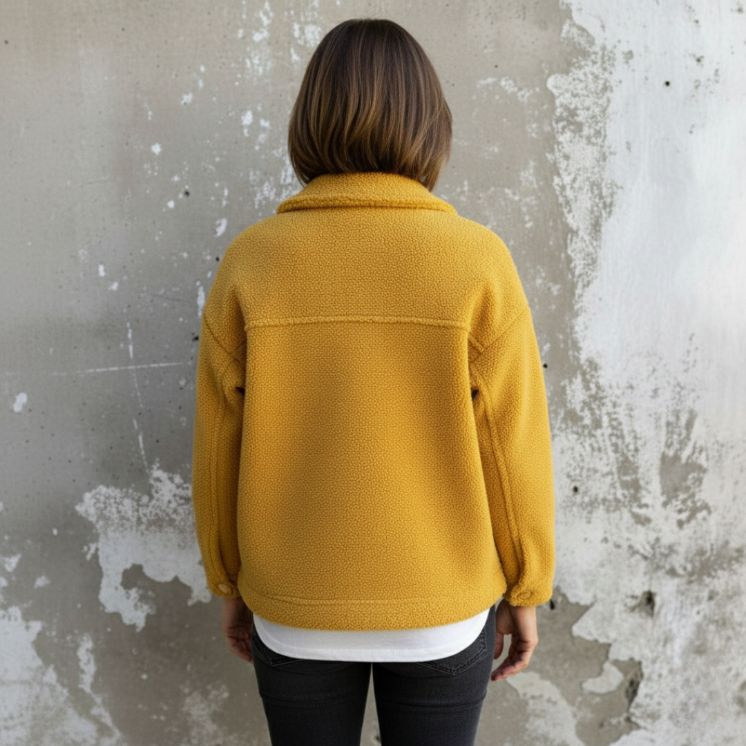 Mirella– Veste boutonnée douillette