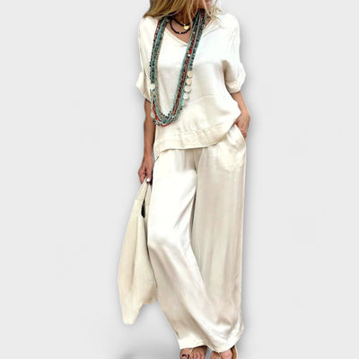 Blouse et Pantalon Complets Hazel Élégance Élyséenne