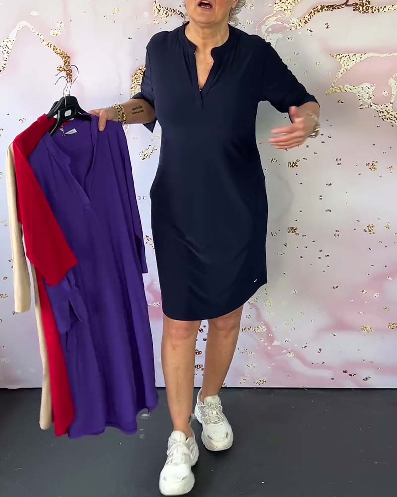 Hanlyn - Élégante Robe Minimaliste