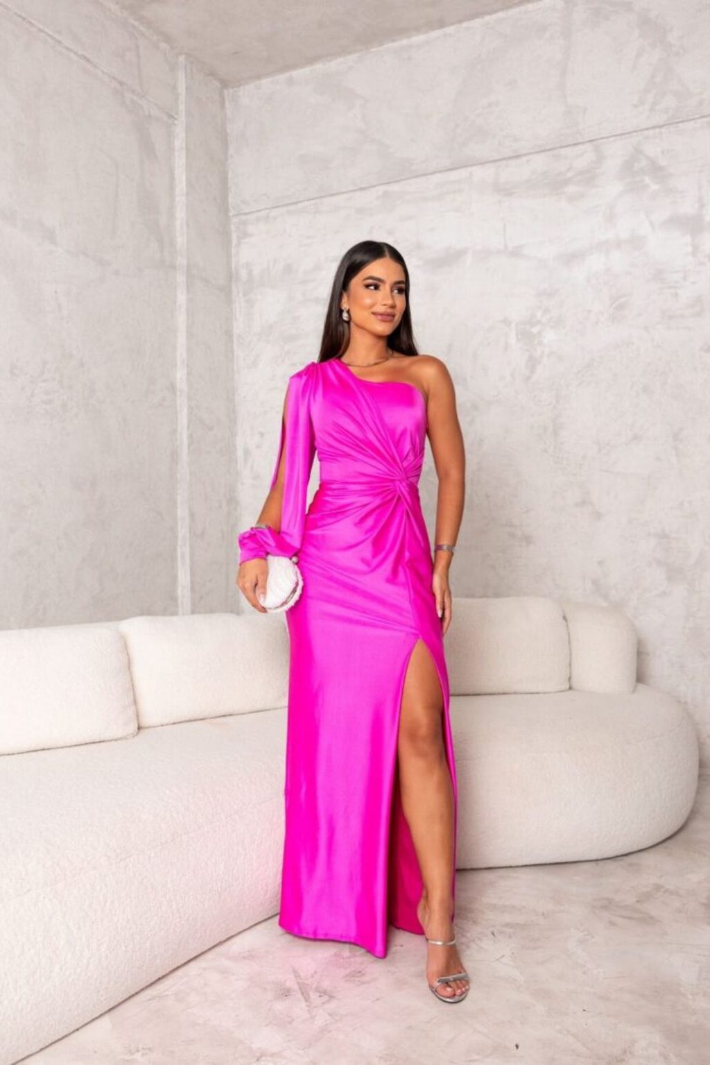 Becca™ | Robe maxi élégante à une épaule
