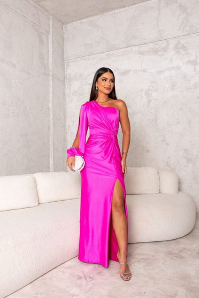 Becca™ | Robe maxi élégante à une épaule