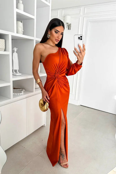 Becca™ | Robe maxi élégante à une épaule