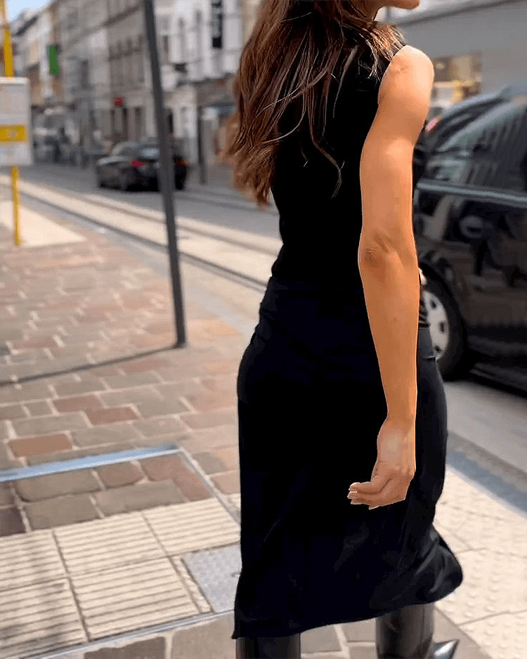 Aitana - Robe longue sans manches