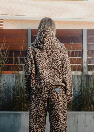 Noémie - Sweat À Capuche Léopard Chic