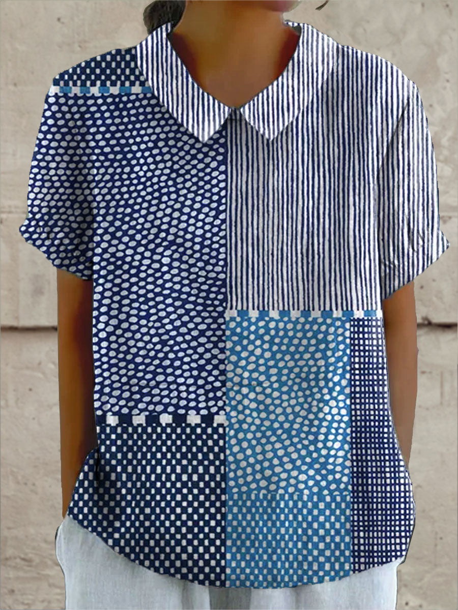 Ella | Chemise Imprimé Patchwork