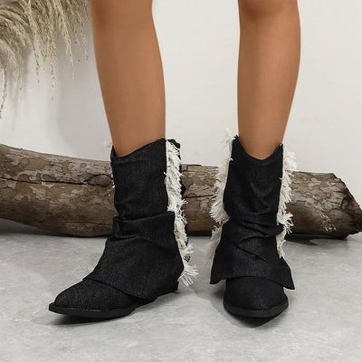 Kaia™ | Bottes en denim élégantes