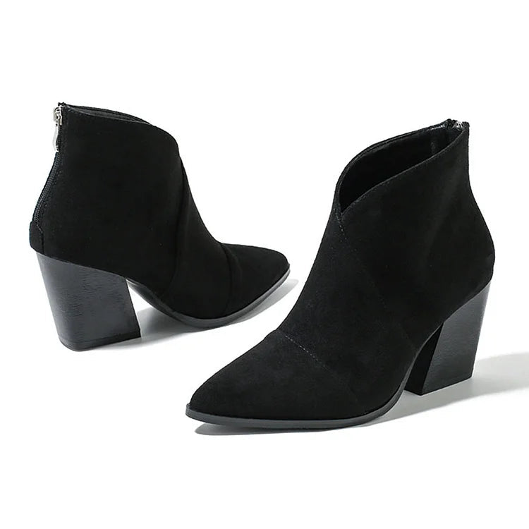 Céline™ | Bottines chic en daim