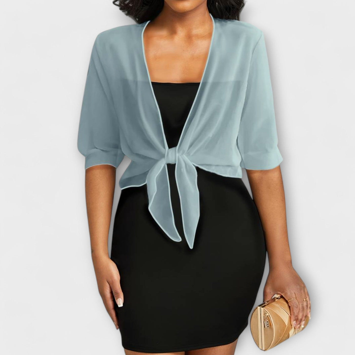 Olivia – Blouse à Ouverture Frontale