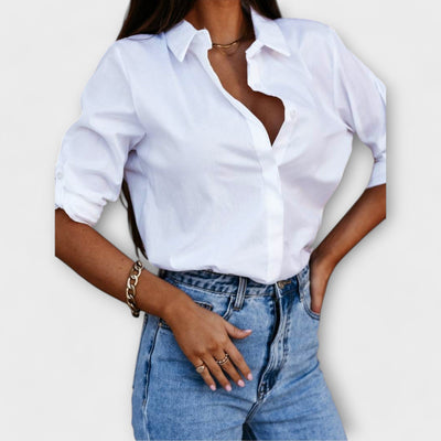 Jessica - blouse décontractée avec col en V