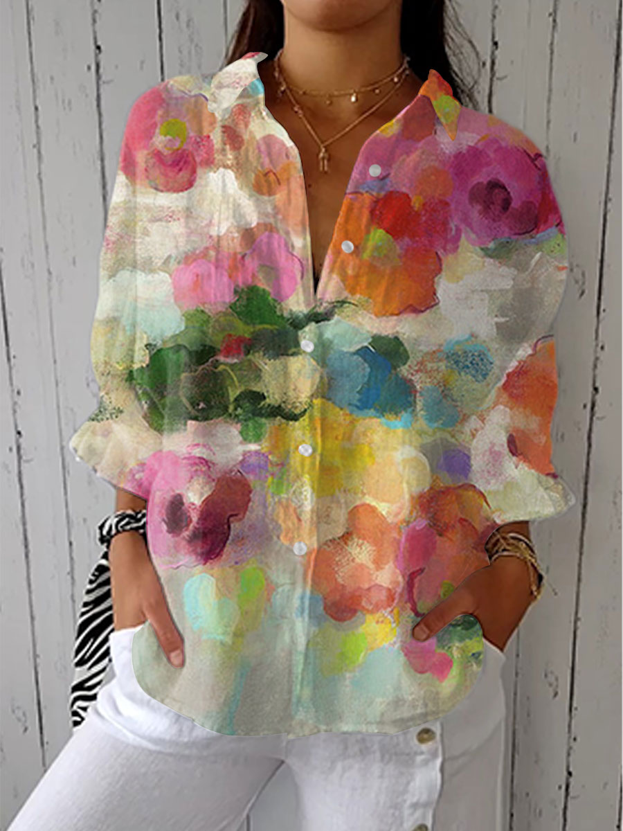 Ella | Chemise Douce Fleurie