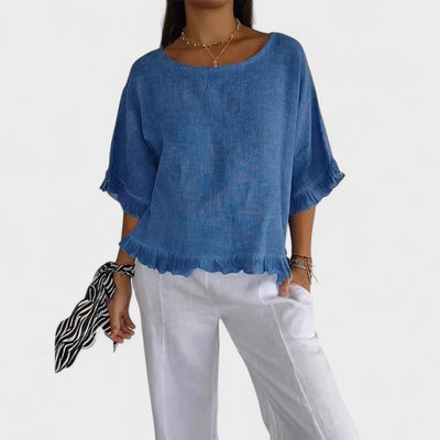 Amanda - Blouse Élégante Décontractée