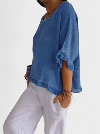 Amanda - Blouse Élégante Décontractée
