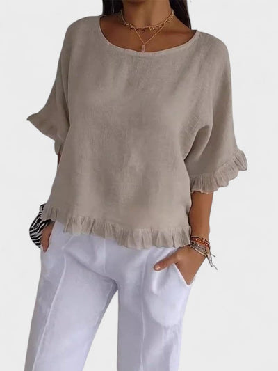 Amanda - Blouse Élégante Décontractée
