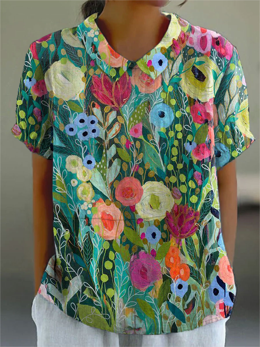 Daisy | Chemise Aquarelle Florale