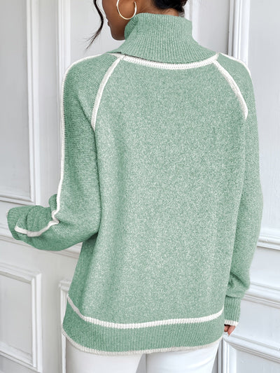 Auriane – Pull col roulé élégant