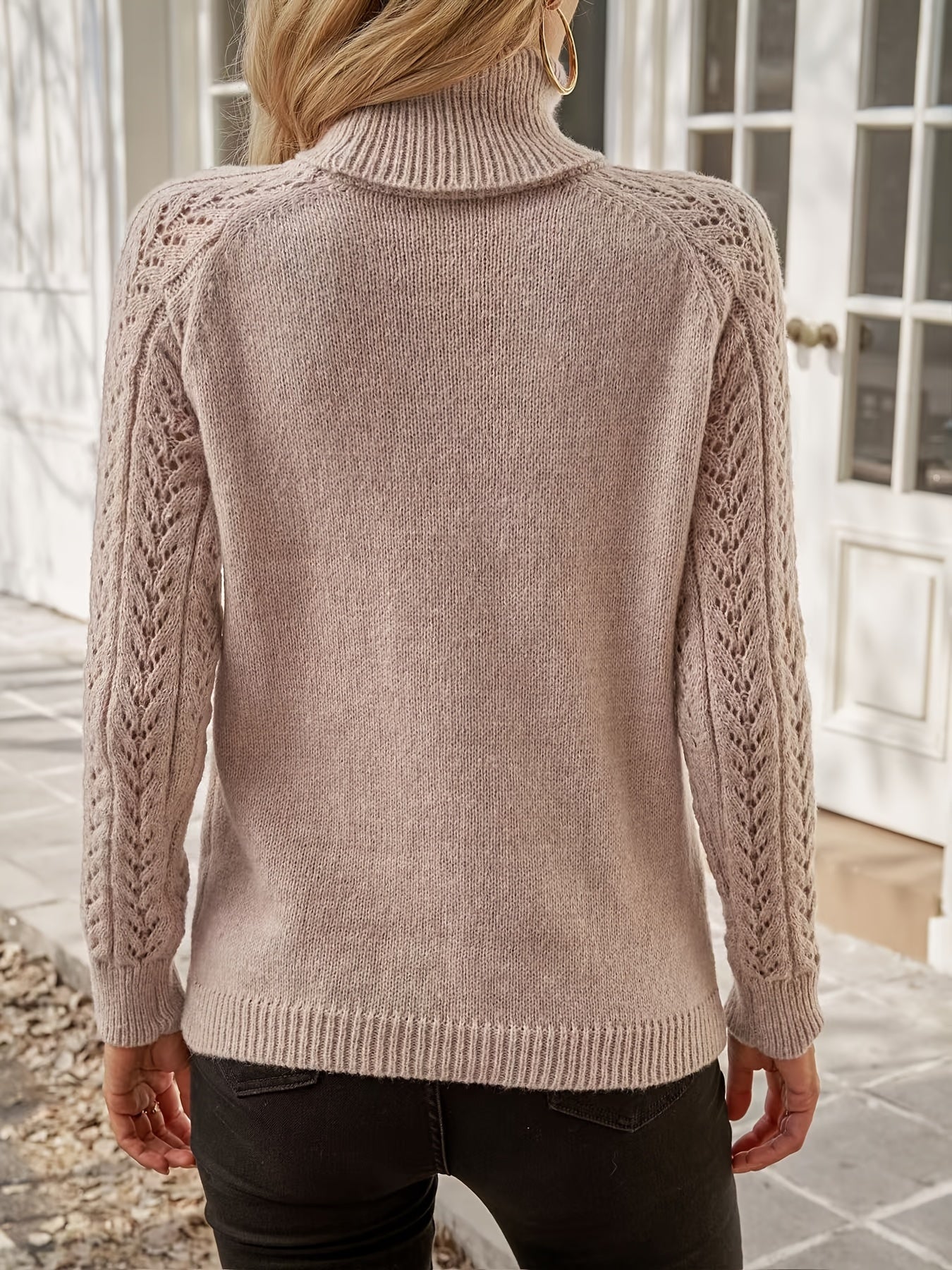 Aurélie – Pull col roulé élégant