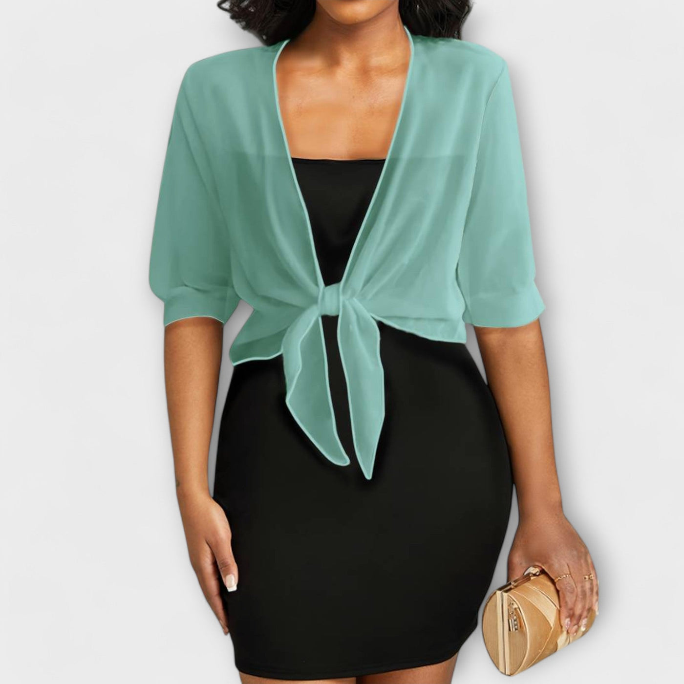 Olivia – Blouse à Ouverture Frontale