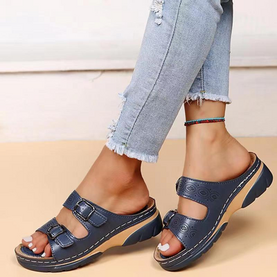 Simona™ | Sandales Orthopédiques en Cuir