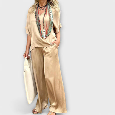 Blouse et Pantalon Complets Hazel Élégance Élyséenne